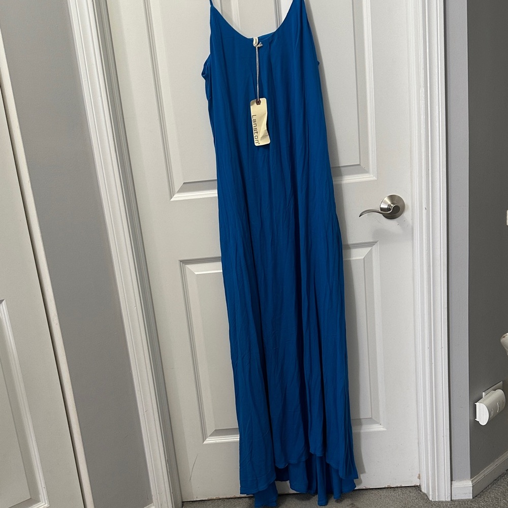 Chic Blue Maxi Dress